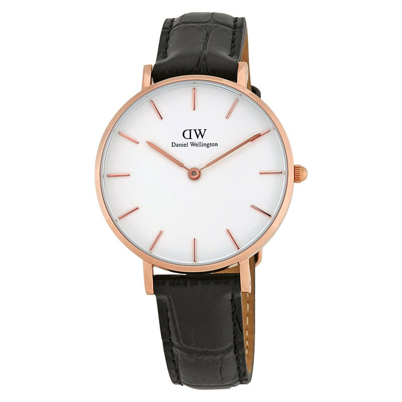Daniel Wellington White Classic Petite Reading 32mm Women's Gold Watch DW00100173 - Big Daddy Watches