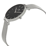 Daniel Wellington Black Classic Sterling 32mm Women's Silver Watch DW00100162