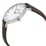 Daniel Wellington Classic York 32mm Women's Silver Watch