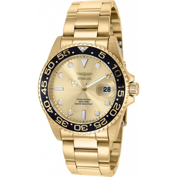 Invicta Pro Diver Quartz Gold Dial Watch 36544