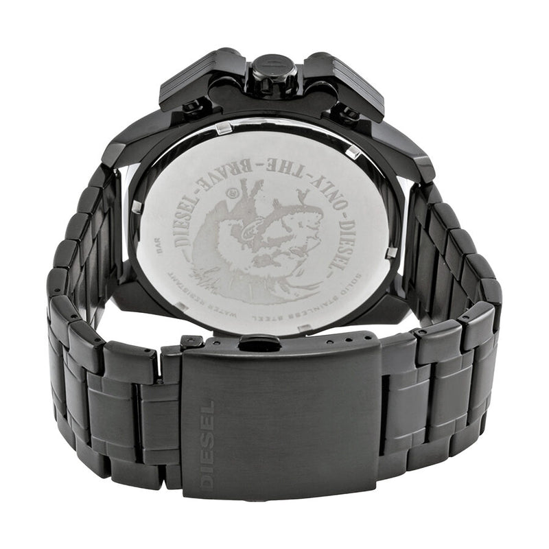 Diesel Ironside Chronograph Black Dial Black Ion-plated Men's Watch DZ4362 - BigDaddy Watches #3