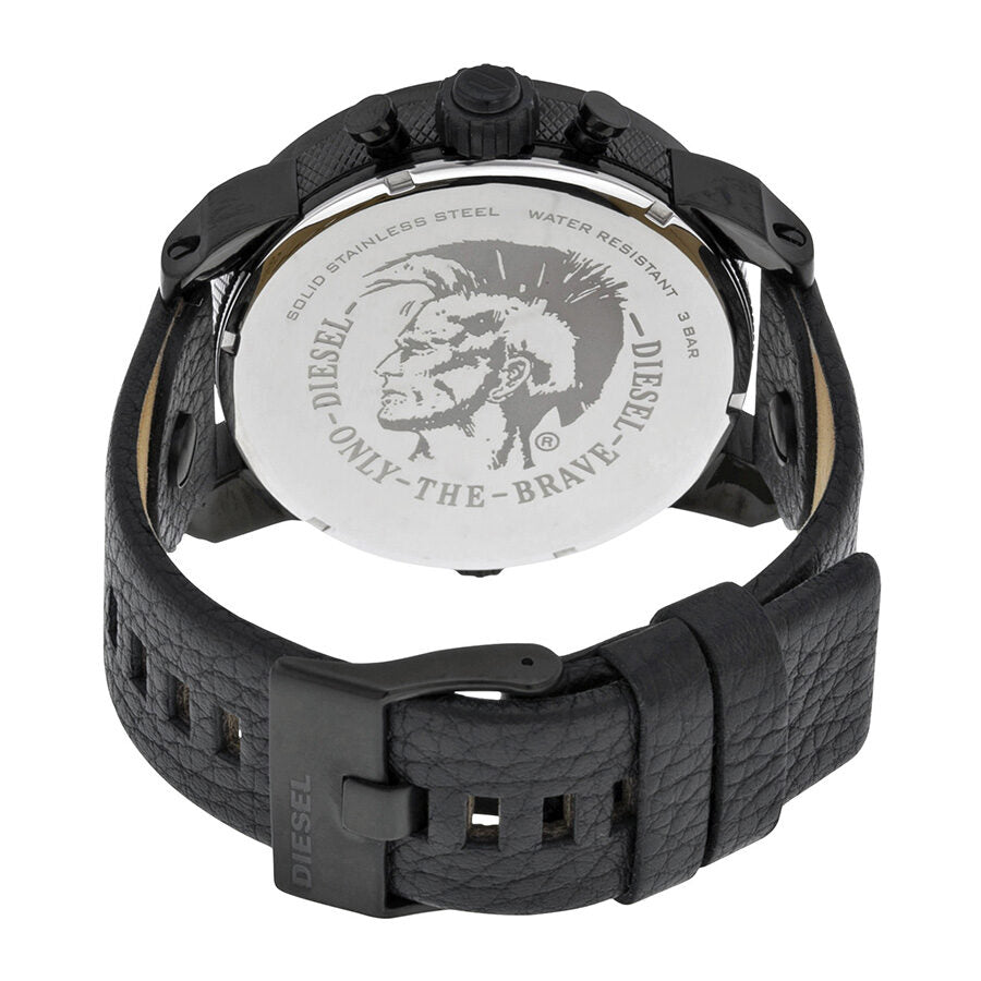 Diesel Little Daddy Dual Time Chronograph Black Dial Men's Watch #DZ7291 - The Watches Men & CO #3