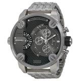 Diesel SBA Dual Time Gunmetal Watch DZ7259