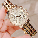 Michael Kors Runway Chronograph Dial Gold-tone Ladies Watch MK5698