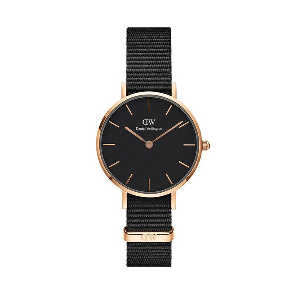 Daniel Wellington Black Classic Petite Cornwall 28mm Women's Gold Watch DW00100247 - Big Daddy Watches