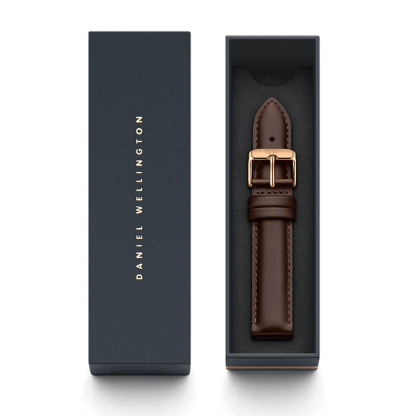 Daniel Wellington Bristol Gold Watch 20mm Leather Strap