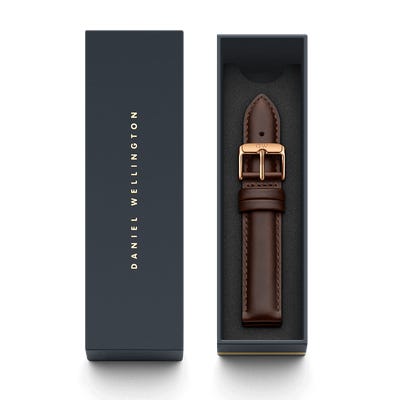 Daniel Wellington Classic Bristol Gold Watch 18mm Leather Strap DW00200039 - Big Daddy Watches