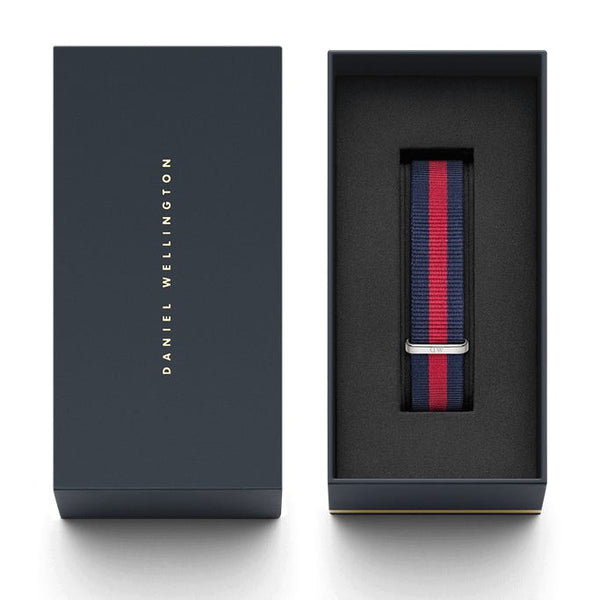 Daniel Wellington Classic Oxford Silver Watch 18mm Nato Strap DW00200046 - Big Daddy Watches