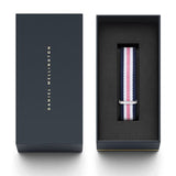 Daniel Wellington Southampton Silver Watch 18mm Nato Strap