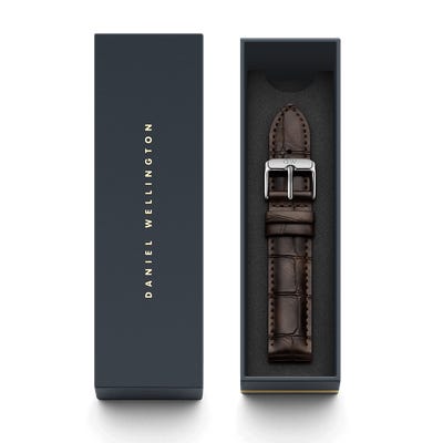 Daniel Wellington Classic York Silver Watch 18mm Leather Strap DW00200055 - Big Daddy Watches