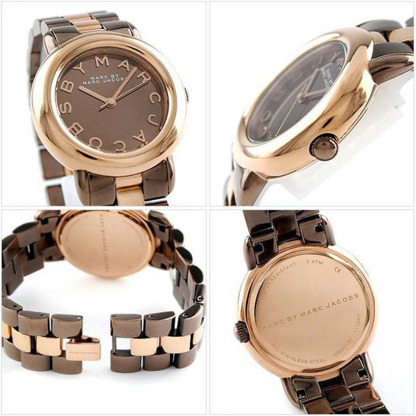 Marc By Marc Jacobs Marci Women's Rose Gold Black Ion Watch MBM3171 - Big Daddy Watches #2