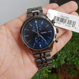 Fossil Townsman Chronograph Grey Dial Smoke Ion-plated Men's Watch FS4786