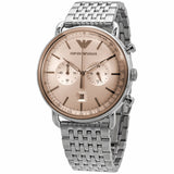 Emporio Armani Chronograph Quartz Beige Dial Men's Watch AR11239