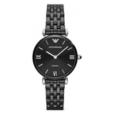 Emporio Armani Ceramica Black Dial Black Ceramic Quartz Ladies Watch AR1487