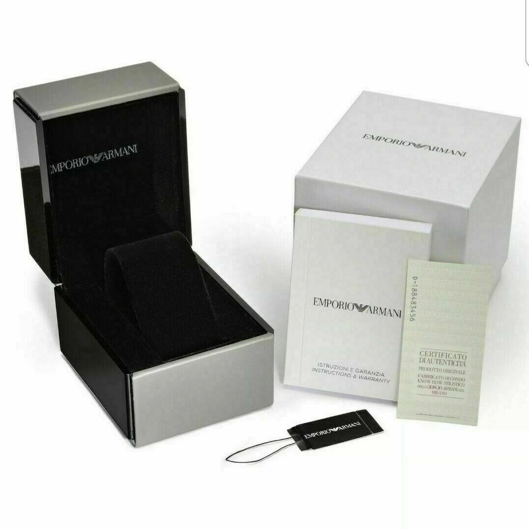 Emporio Armani Aviator Chronograph Quartz Black Dial Men's Watch AR11143
