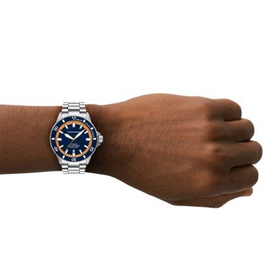 Emporio Armani Sea Explorer Automatic Multicolored Stainless Steel Watch  AR60090