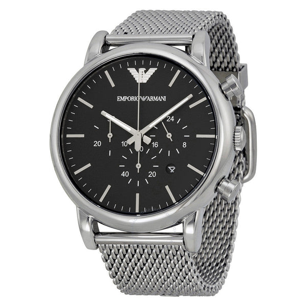 Emporio Armani Classic Chronograph Black Dial Men's Watch AR1808 Water resistance: 50 meters / 165 feet Movement: Quartz   