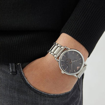 Emporio Armani Classic Quartz Grey Dial Men’s Watch AR11134 - Watch