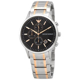 Emporio Armani Renato Chronograph Quartz Black Dial Men's Watch AR11165