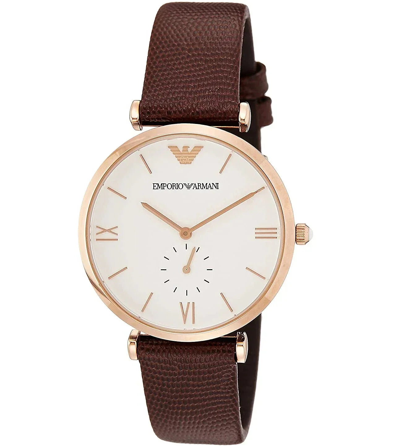 Emporio Armani Rose Gold Ladies Watch - AR9042 - Women’s Watches