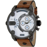 DIESEL SBA Dual Time Chronograph Gunmetal Stainless Men's Watch DZ7269