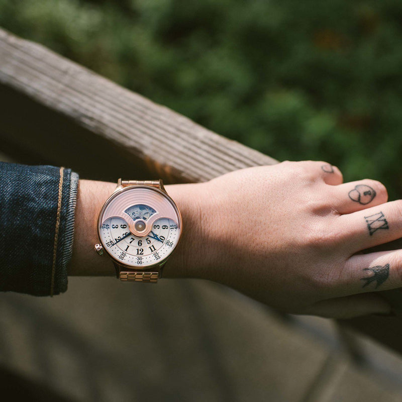 Xeric Limited Edition Evergraph Automatic SS Rose Gold Mechanical Watch - Big Daddy Watches