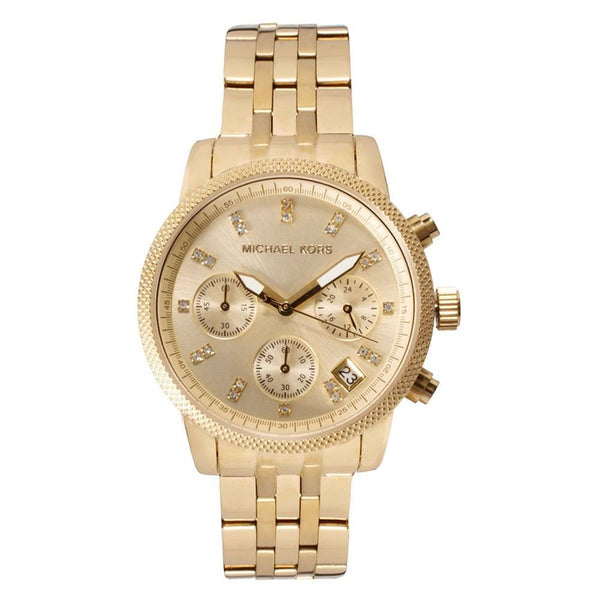 Michael Kors Ritz Chronograph Dial Gold Watch MK5676