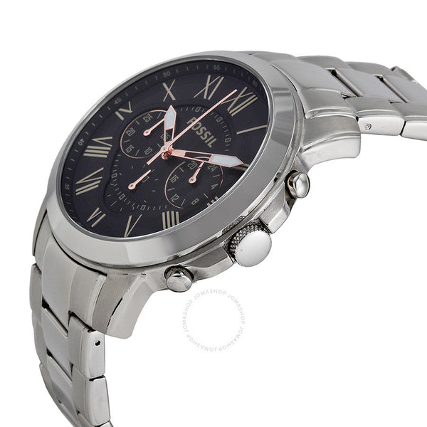 Fossil Grant Chronograph Black Dial Men's Watch FS4994