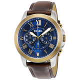 Fossil Grant Chronograph Blue Dial Men's Watch FS5150 - BigDaddy Watches