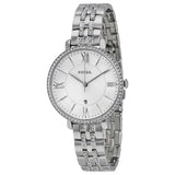 Fossil Jacqueline Silver Diamond Ladies Watch ES3545