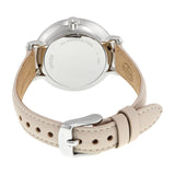 Fossil Jacqueline White Dial Leather Strap Ladies Watch ES3793