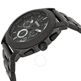 Fossil Machine Chronograph Dial Black Ion-plated Men's Watch FS4552