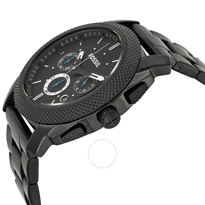 Fossil Machine Chronograph Dial Black Ion-plated Men's Watch FS4552