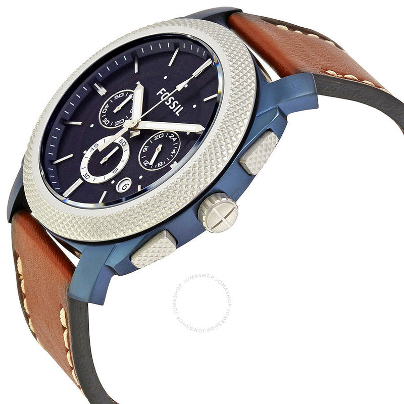 Fossil Machine Chronograph Blue Dial Men's Watch FS5232