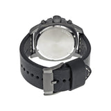 Fossil Machine Chronograph Grey Dial Leather Strap Men's Watch FS5016