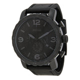 Fossil Nate Chronograph Black Dial Men's Watch JR1354