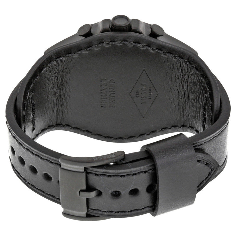 Fossil Nate Chronograph Black Dial Men's Watch JR1510