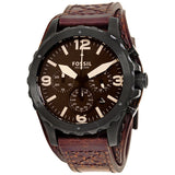 Fossil Nate Chronograph Black Dial Men's Watch JR1511