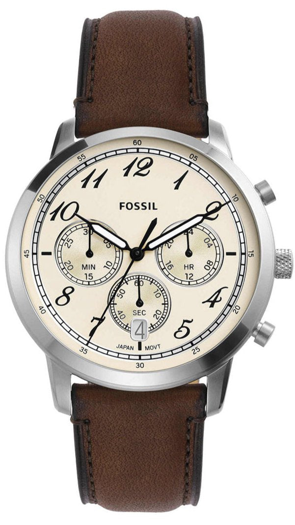 Fossil Neutra Chronograph Brown Leather Men's Watch - FS6022