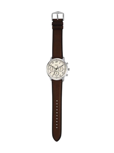 Fossil Neutra Chronograph Brown Leather Men's Watch - FS6022