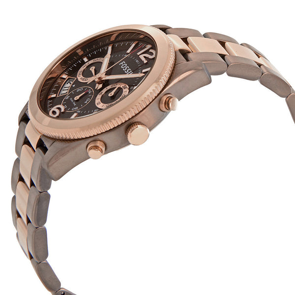 Fossil Perfect Boyfriend Multifunction Brown Rose Ladies Watch ES4284