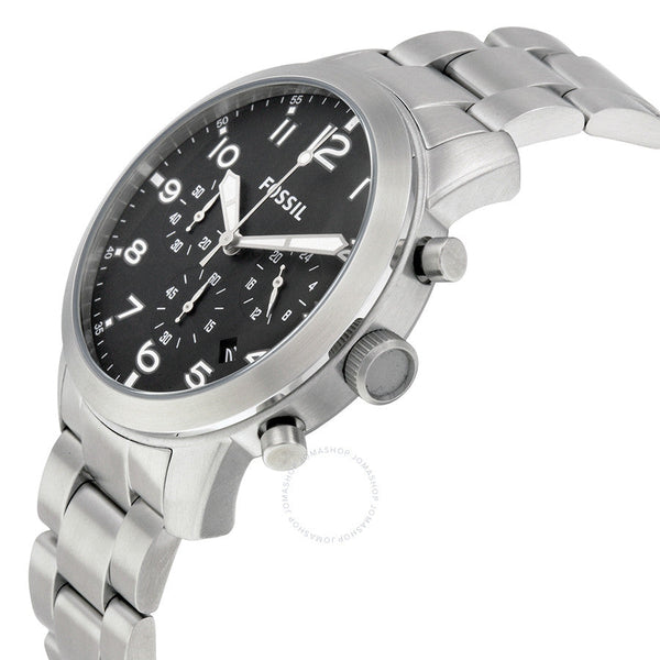 Fossil Pilot 54 Chronograph Black Dial Men's Watch FS5141