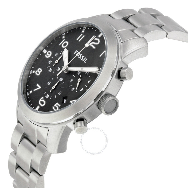 Fossil Pilot 54 Chronograph Black Dial Men's Watch FS5141