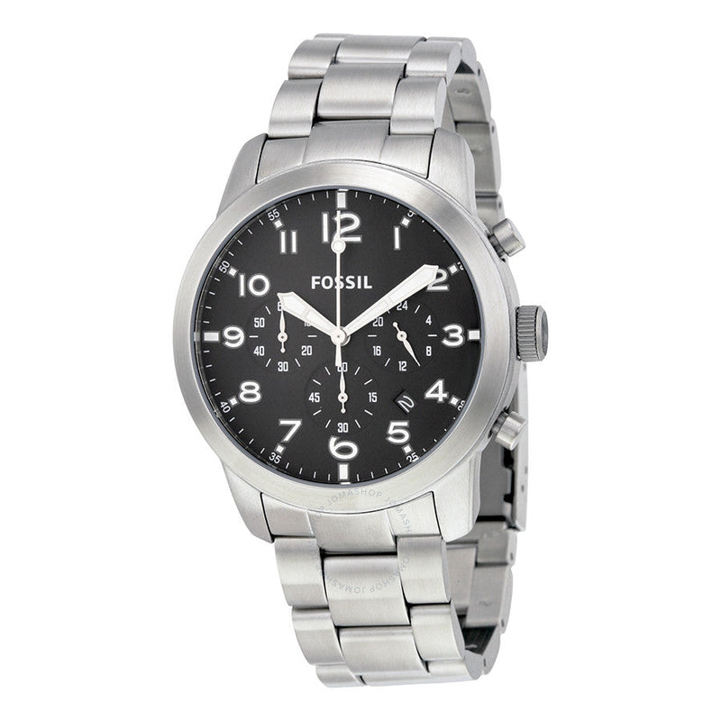 Fossil Pilot 54 Chronograph Black Dial Men's Watch FS5141
