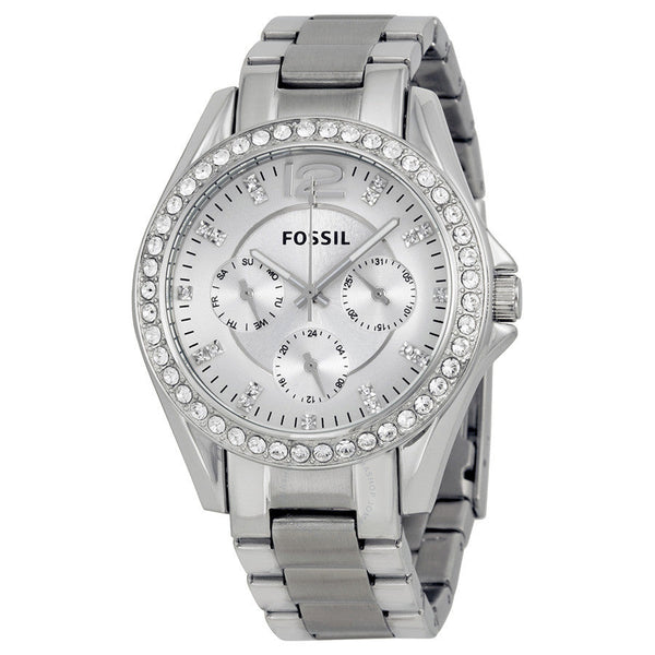Fossil Riley Multi-Function Silver Dial Ladies Watch ES3202