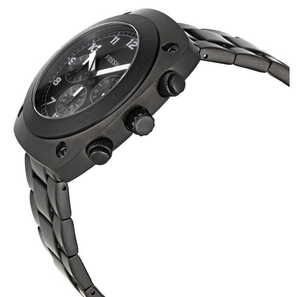 Fossil Sport Chronograph Black Ion-plated Stainless Steel Men's Watch CH2777 - BigDaddy Watches #2