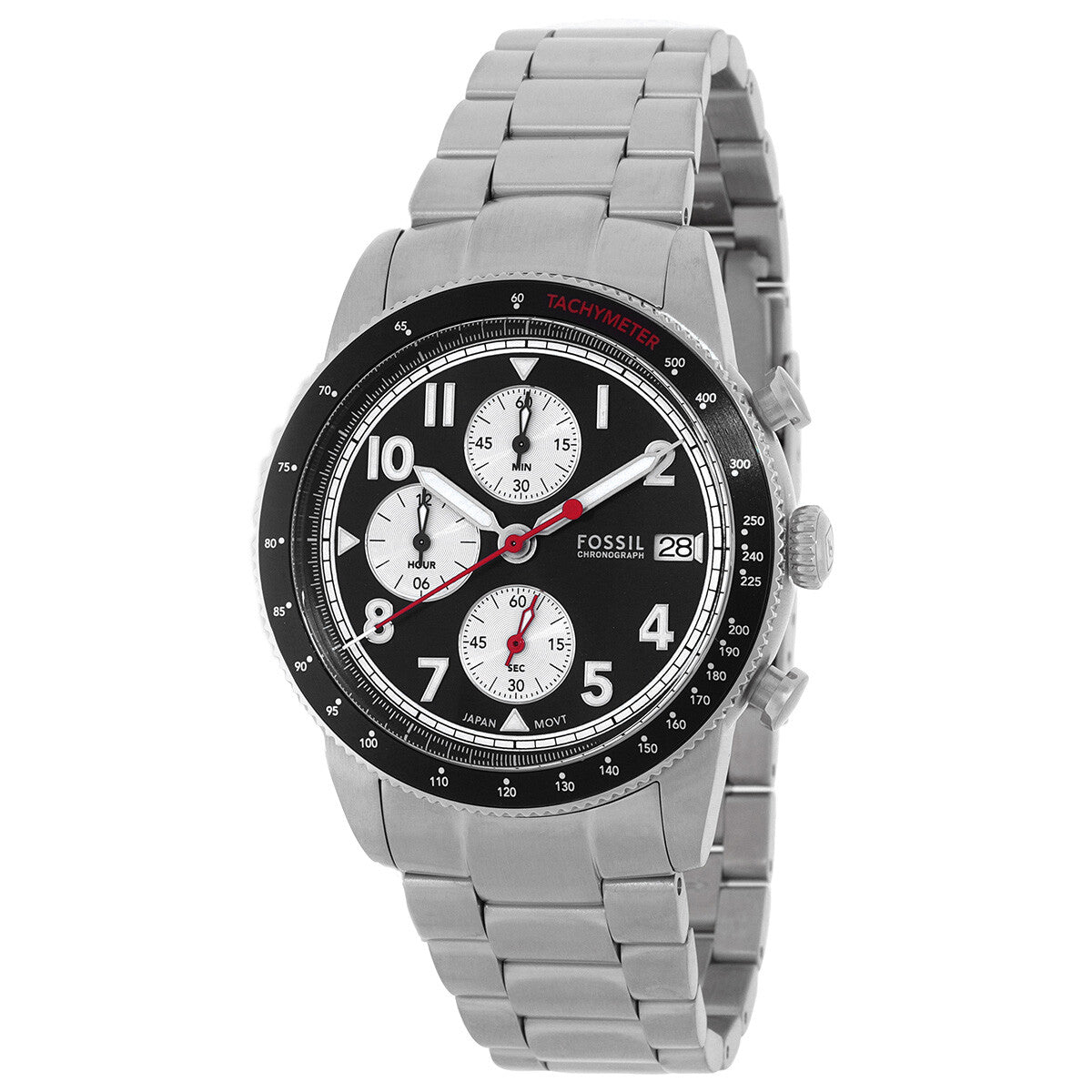 Fossil Sport Tourer Chronograph Stainless Steel Watch - FS6045