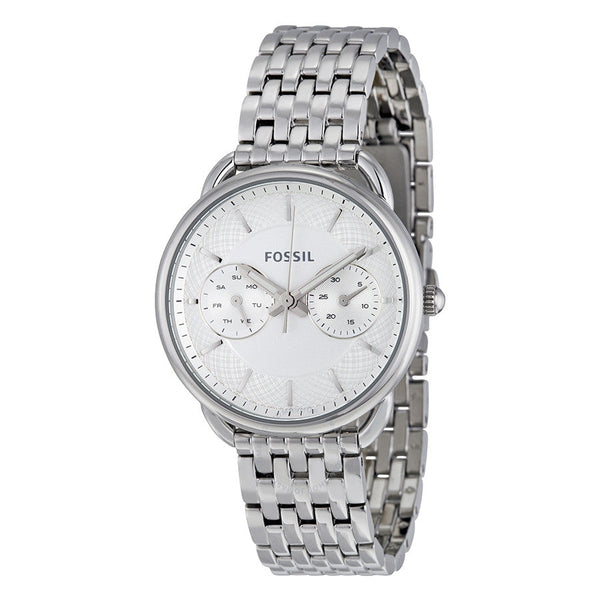 Fossil Tailor Multi-Function White Dial Ladies Watch ES3712