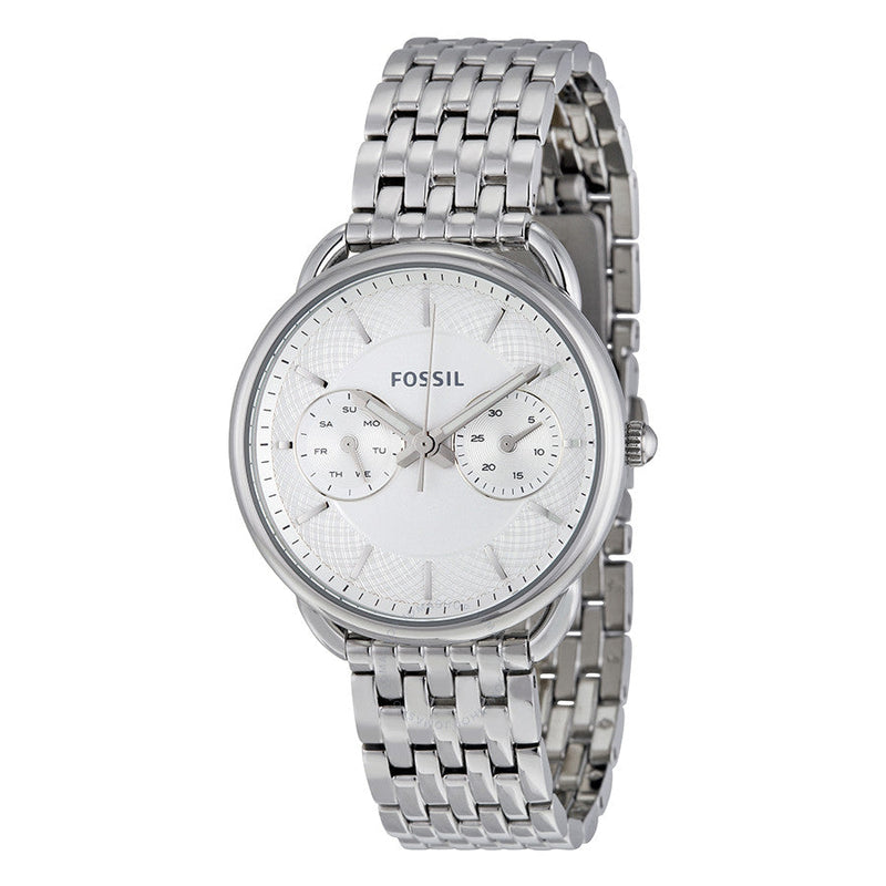 Fossil Tailor Multi-Function White Dial Ladies Watch ES3712