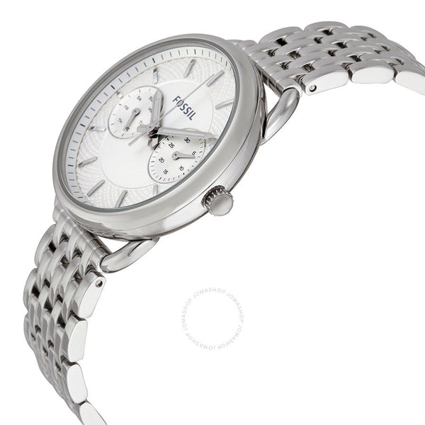 Fossil Tailor Multi-Function White Dial Ladies Watch ES3712